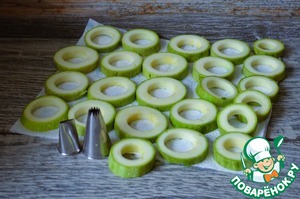 Кабачковые кольца с фаршем