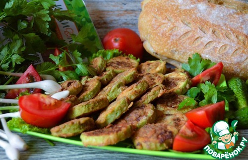 Кабачковые кольца с фаршем