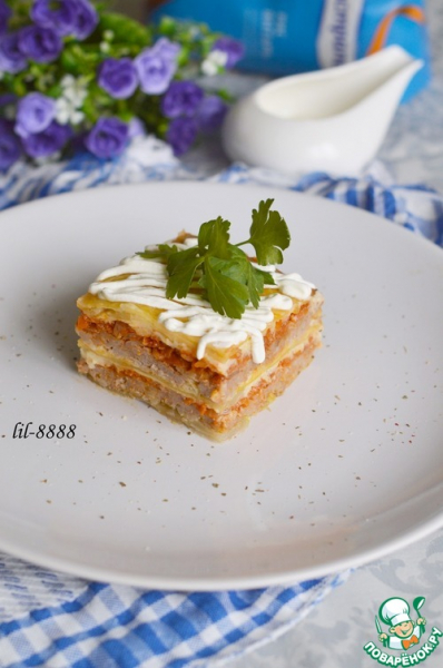 Капустная лазанья "Голубцы по-итальянски"