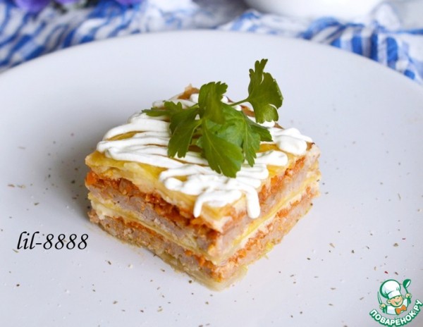 Капустная лазанья "Голубцы по-итальянски"