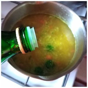 Капустный суп с рисовой полентой Капустный суп с рисовой полентой