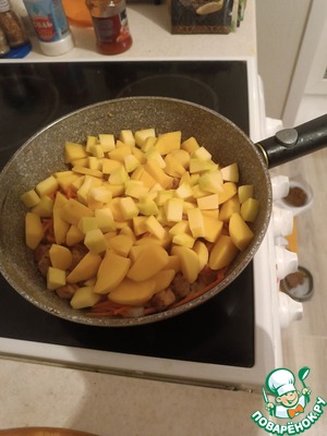 "Капустофель". Капуста с картошкой, мясом, овощами "Капустофель". Капуста с картошкой, мясом, овощами