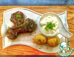 Каре ягненка с быстрым картофельным гратеном Каре ягненка с быстрым картофельным гратеном