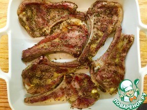 Каре ягненка с быстрым картофельным гратеном Каре ягненка с быстрым картофельным гратеном