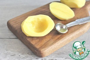 Картофель, фаршированный мясом и сыром Картофель, фаршированный мясом и сыром