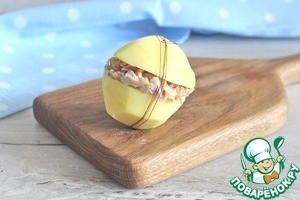 Картофель, фаршированный мясом и сыром Картофель, фаршированный мясом и сыром