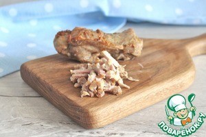 Картофель, фаршированный мясом и сыром Картофель, фаршированный мясом и сыром