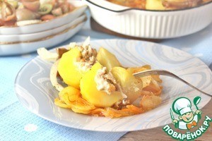 Картофель, фаршированный мясом и сыром Картофель, фаршированный мясом и сыром