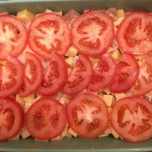 Картофель с мясом "Ленивая Саша" Картофель с мясом "Ленивая Саша"