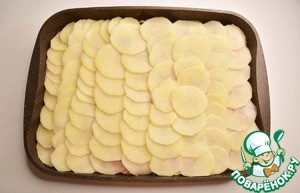 Картофельная запеканка с мясом Картофельная запеканка с мясом