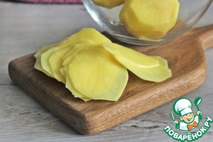 Картофельная запеканка в яично-сырной заливке