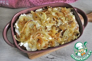 Картофельная запеканка в яично-сырной заливке