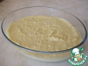 Картофельно-шпинатный гратен под соусом бешамель