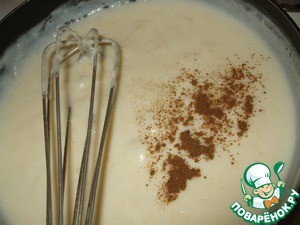 Картофельно-шпинатный гратен под соусом бешамель