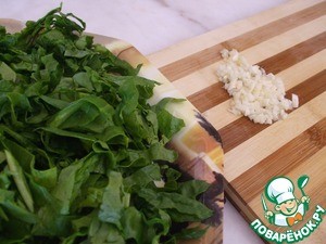 Картофельно-шпинатный гратен под соусом бешамель