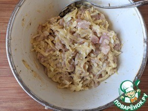 Картофельные драники с индейкой