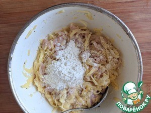 Картофельные драники с индейкой