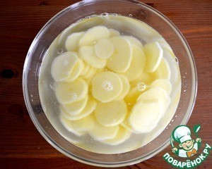 Картофельный гратен с мясом Картофельный гратен с мясом