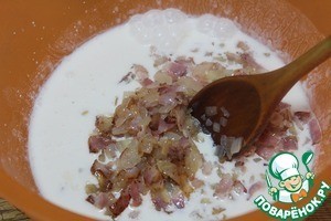 Картофельный гратен с сыром и беконом