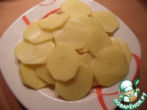 Картофельный гратен в сливочно–горчичном соусе