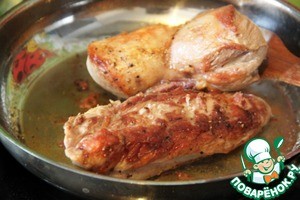 Картофельный гратин со свиной вырезкой