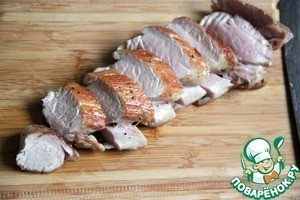 Картофельный гратин со свиной вырезкой