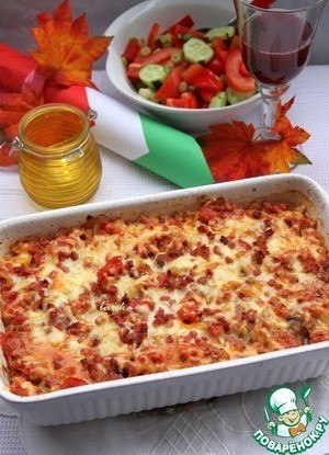 Картофельный гратин со свиной вырезкой