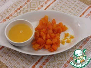 Каша из рисовой поленты с курагой Каша из рисовой поленты с курагой