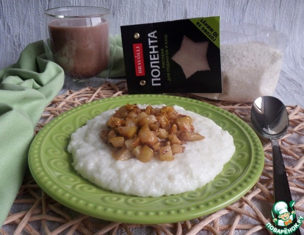 Каша с грушей и грецким орехом Каша с грушей и грецким орехом