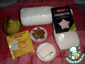 Каша с грушей и грецким орехом Каша с грушей и грецким орехом