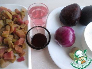 Кетчуп из свеклы и ревеня