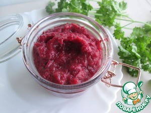 Кетчуп из свеклы и ревеня