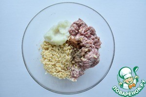 Киббе с бараниной и булгуром