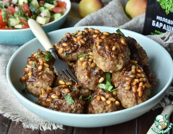 Киббе с бараниной и булгуром