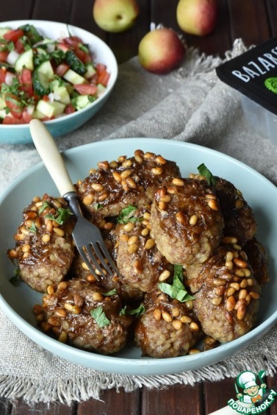 Киббе с бараниной и булгуром