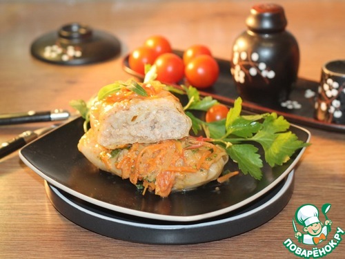 Классические голубцы с сырным соусом