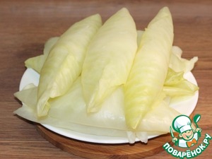 Классические голубцы с сырным соусом