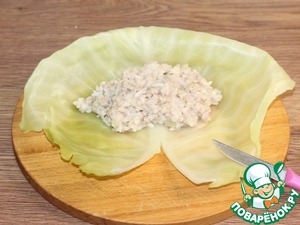 Классические голубцы с сырным соусом