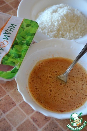 Кокосовая индейка с соусом из авокадо