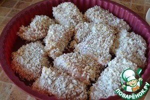 Кокосовая индейка с соусом из авокадо