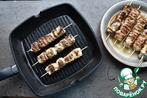 Кокосовые шашлычки из индейки Кокосовые шашлычки из индейки