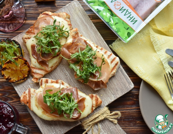 Кордон блю из индейки гриль Кордон блю из индейки гриль