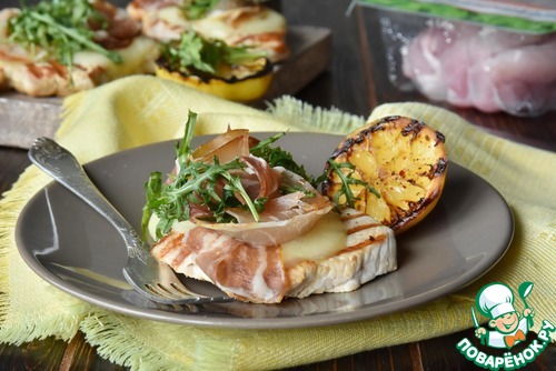 Кордон блю из индейки гриль Кордон блю из индейки гриль