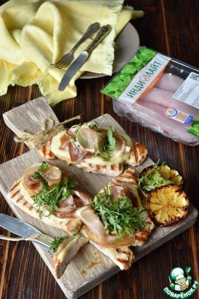 Кордон блю из индейки гриль Кордон блю из индейки гриль