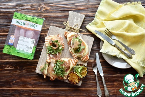 Кордон блю из индейки гриль Кордон блю из индейки гриль