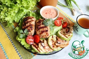 Котлеты-гриль с пикантным медовым соусом Котлеты-гриль с пикантным медовым соусом