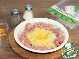 Котлеты из фарша индейки под шубкой Котлеты из фарша индейки под шубкой