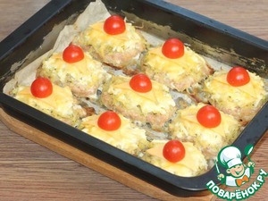 Котлеты из фарша индейки под шубкой Котлеты из фарша индейки под шубкой