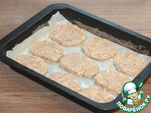 Котлеты из фарша индейки под шубкой Котлеты из фарша индейки под шубкой