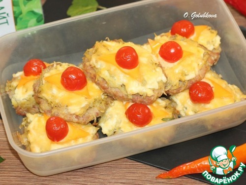 Котлеты из фарша индейки под шубкой Котлеты из фарша индейки под шубкой